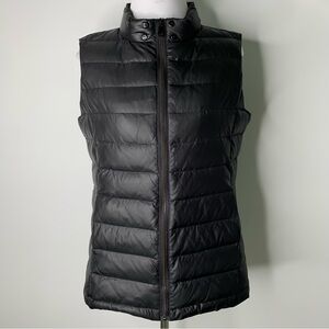 Dana Stein Women's Black Down Puffer Vest Size XS